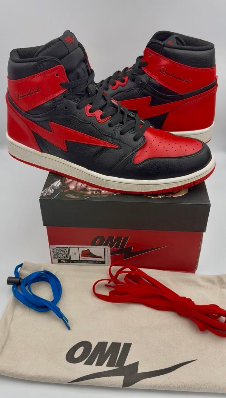 OMI Reloaded Air Zero Red Black “Rodman” Sz15 #122